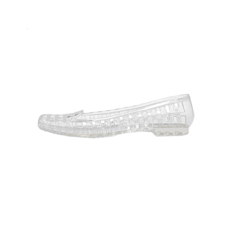 South Korea Jelly Shoes Shallow Mouth Shoes Crystal Pvc Outdoor Casual Square Head Sandals And Slippers Lazy Slip-On Dancing Shoes - Image 1