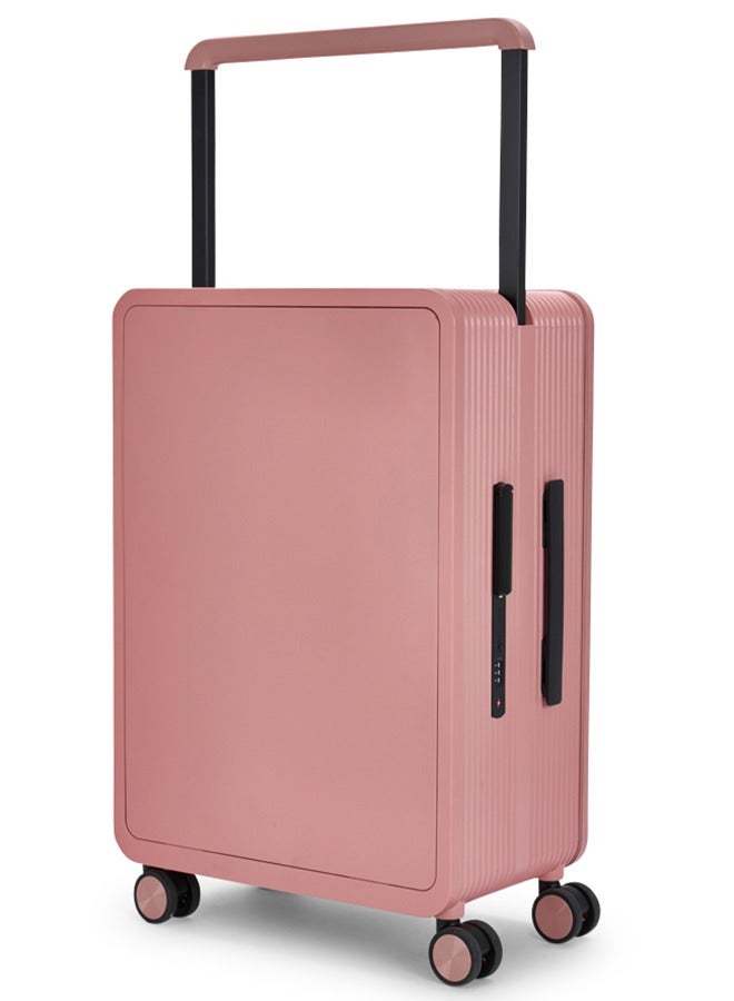 LIMRA Travel Bag From Limra Made Of PC Cabin Carry Check-In Luggage Trolley Size 20 inch Color Pink - Image 1