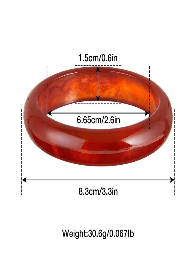 كولودوغو سوار أكريليك سميك وملون للنساء، طقم أساور دائرية، أساور معصم للنساء كهدية مجوهرات - Image 5