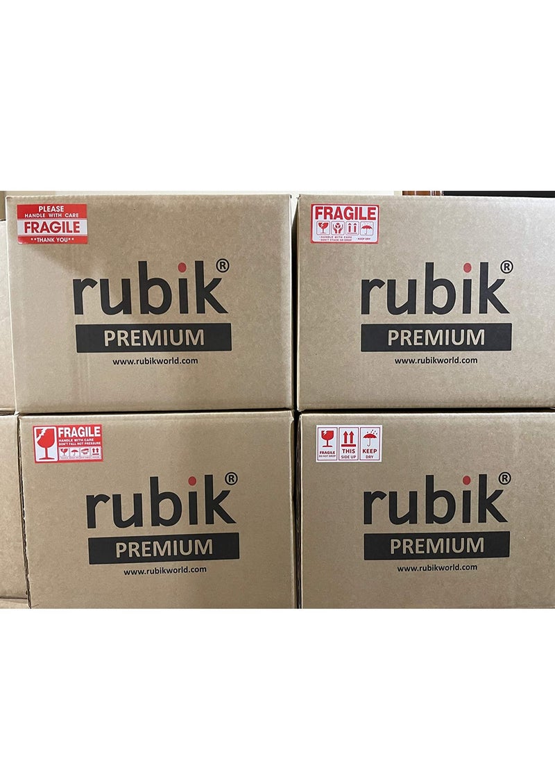 Rubik 250 Fragile Label Stickers for Safe Shipping, Red Fragile Do Not Drop This Side Up Warning Stickers Label (Style C - 5 x 9cm)  - Image 3