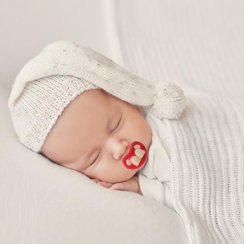 SOLIFEGOBLE Funny Pacifiers for Babies,Newborn Pacifier,Funny Pcifiers for 0-6-12-18 Months, Mustache Pacifier,Teeth Binky,Gift Pacifiers for Boys and Girls (Colors-04) - Image 4
