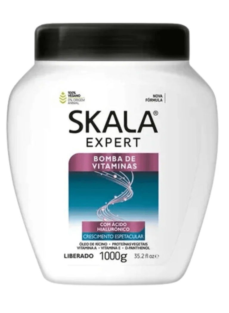 سكالا كريم سكالا إكسبيرت بومبا دي فيتاميناز لعلاج وترطيب الشعر 1000 جرام - Image 1