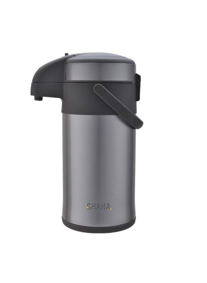 SHAHA Stainless Steel Vacuum Flask 4L Grey - Image 1