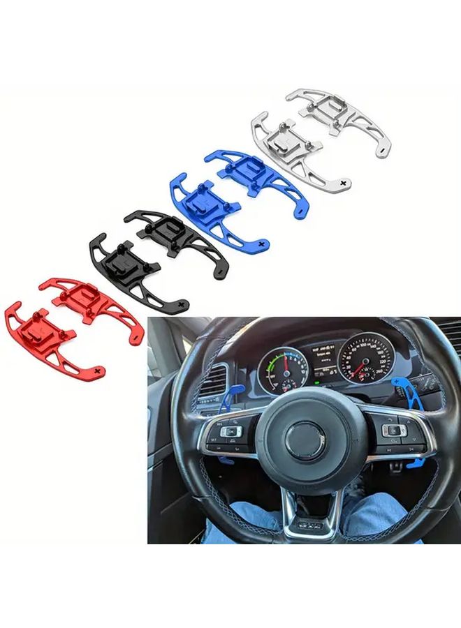 Blue Car Steering Wheel Shift Paddle For Vw Golf Gti R Gtd Gte Mk7 Tiguan Rline Passat T Roc - Image 1