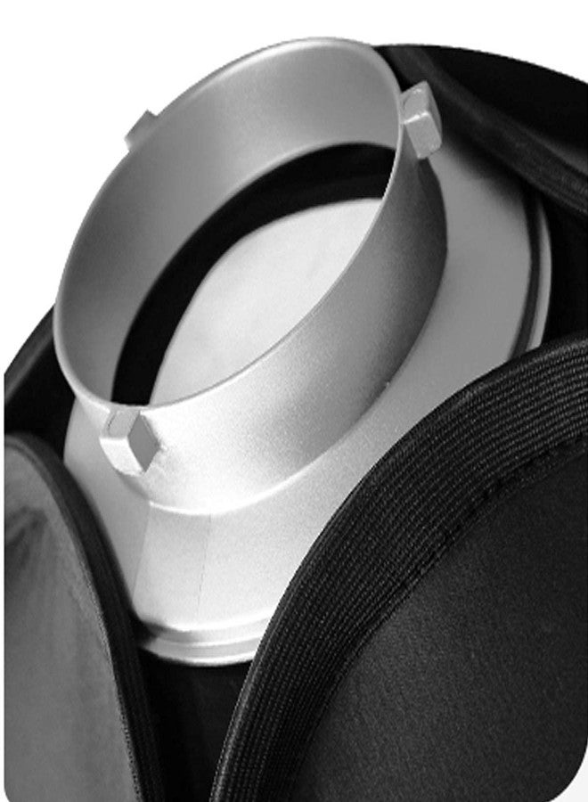 Godox Softbox 60cm x 60cm Portable Collapsible Softbox with Quick Release Bowens Mount Speedring Adapter for Studio Photography - 24" x 24" - Image 4