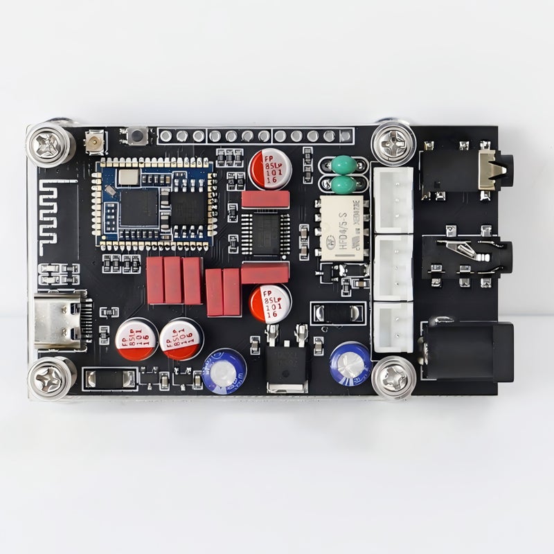 Portable Lossless BT 5.1 USB Decoding Board QCC5125 APTX LDAC Onboard Antenna with Acrylic Case Fine Quality Clear Sound Decoding Board - Image 5