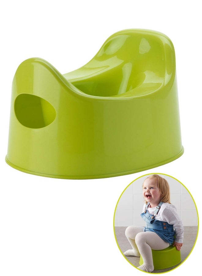 Child Potty Training Chair for Boys & Girls Comfortable Seat Toddler Potty Portable Training Toilet Travel Potty (Green) - Image 1