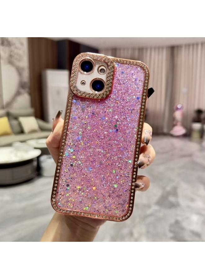 S-TOP Case For iPhone 15 Diamond Glitter Sequins TPU Phone Case - Image 1