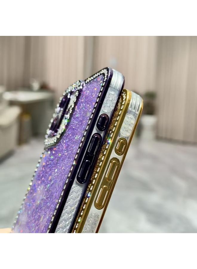 S-TOP Case For iPhone 15 Diamond Glitter Sequins TPU Phone Case - Image 5