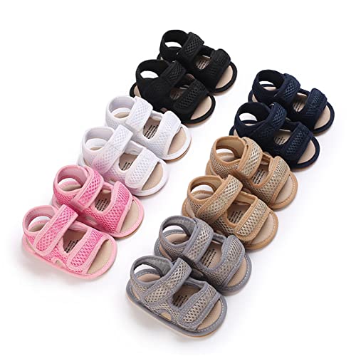 RVROVIC Baby Boys Girls Sandals Premium Infant Summer Outdoor Shoes PU Lightweight Soft Anti-Slip Sole Toddler Prewalker(6-12 Months Infant,A1-Dark Blue) - Image 5
