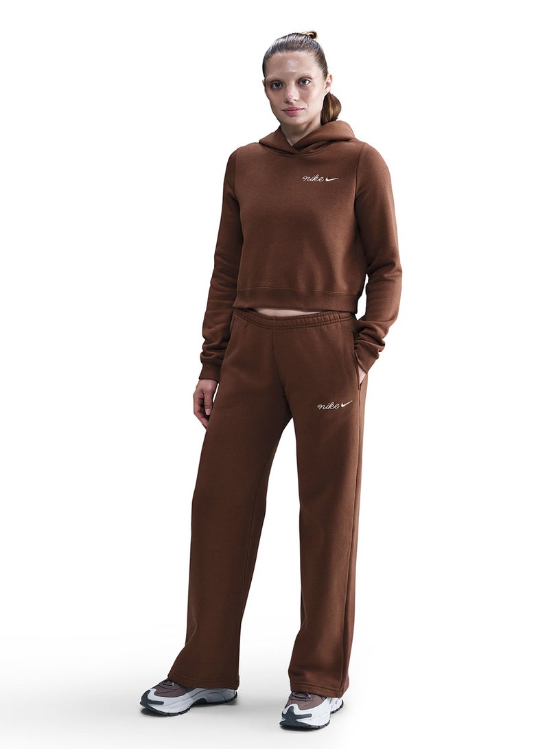 نايكي سراويل رياضية واسعة الساق منسوجة - Image 1