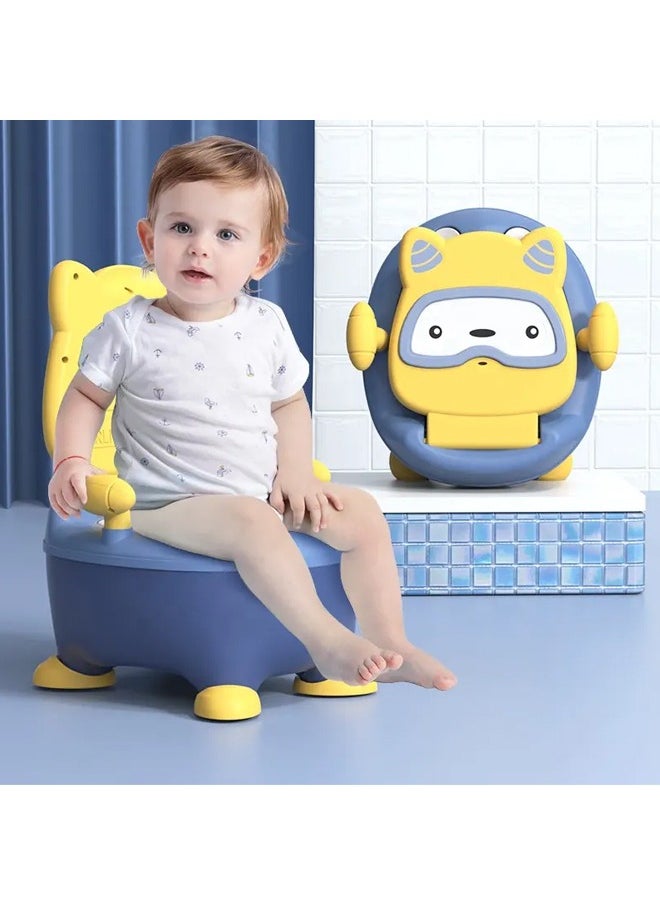 Generic - Easy-Clean Toddler Toilet Training Potty Chair with Built-in Splash Guard, Slip-Resistant Base, and Removable Bowl - Perfect Size Kids Potty for Toddlers 18 Months & above - Image 1