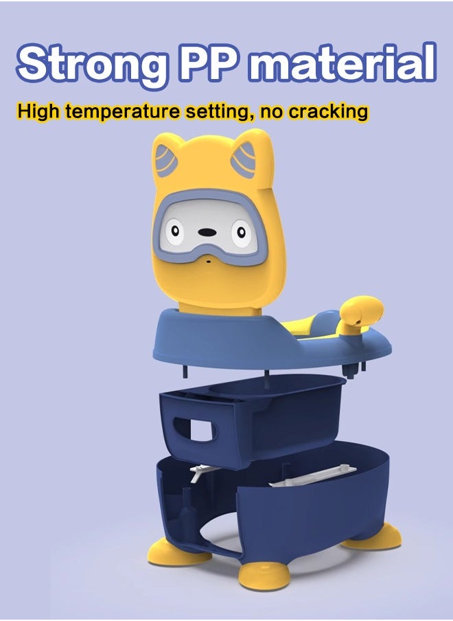 Generic - Easy-Clean Toddler Toilet Training Potty Chair with Built-in Splash Guard, Slip-Resistant Base, and Removable Bowl - Perfect Size Kids Potty for Toddlers 18 Months & above - Image 1