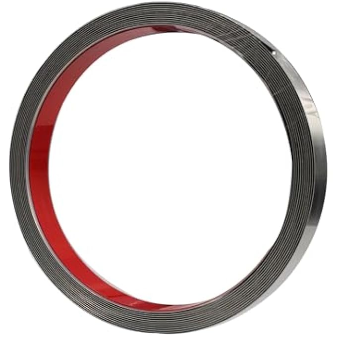 16.4FT STAINLESS STEEL PEEL AND STICK, SILVER WALL TRIM MOLDING, FLEXIBLE AND SELF ADHESIVE TRIM FOR HOME DECORATION, MIRROR FRAME, WINDOW, BACKSPLASH TILE (20MM/0.78INCH WIDE) - Image 1