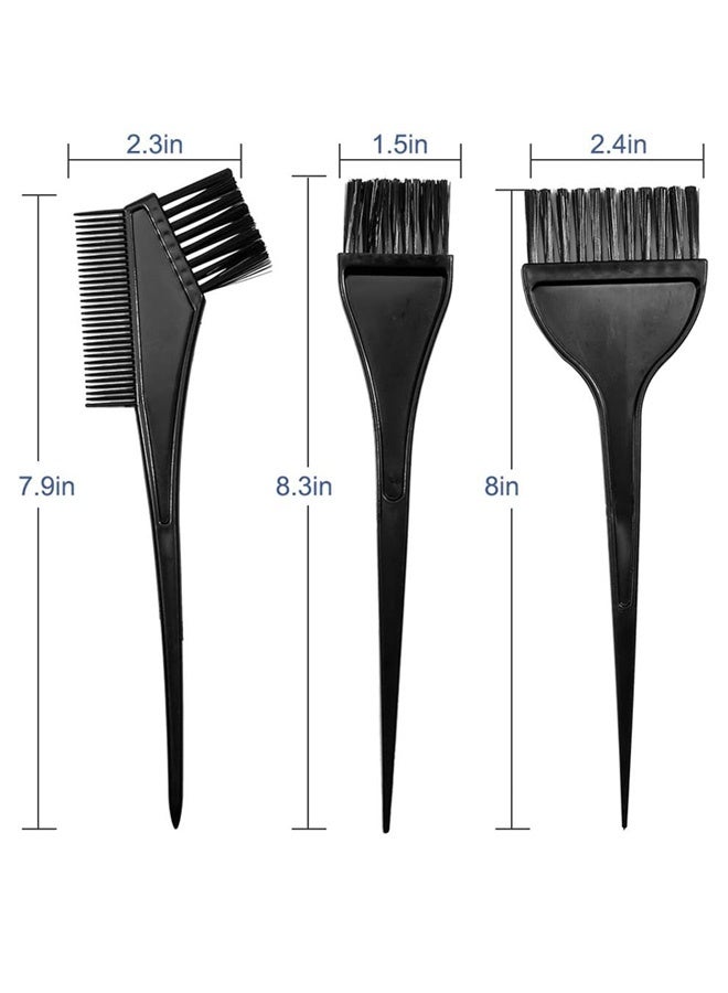 Hair Dye Color Brush and Bowl Set, 4Pcs Color Bowl Brushes Tool Mixing Bowl Kit Tint Comb for Hair Tint Dying Coloring Applicator - Image 2