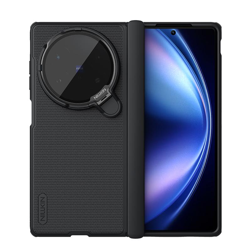 Nillkin For Vivo X Fold5 Frosted Prop Pc + Tpu Magsafe Magnetic Transparent Mirror Cover Phone Case(Black) - Image 1