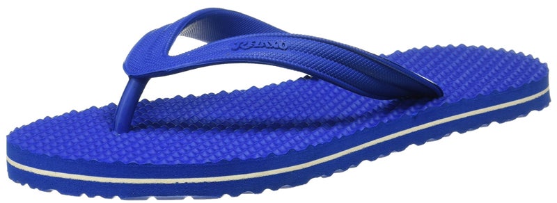 Relaxo Men's Grgr Flip Flops Thong Sandals - 9 UK/India (43.33 EU)(FIT006G) Blue - Image 2