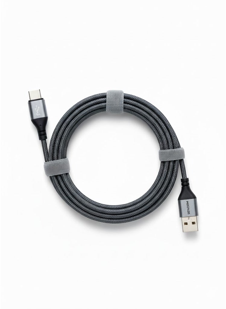 سيندم كابل شحن قوي 6 امبير – يدعم الشحن السريع مع نقل بيانات بكفاءة - متوافق معMicro - Image 1