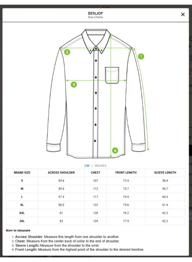 THE BEAR HOUSE  Men’s Shirt for Office, Casual & Party Wear | Comfortable Long Sleeve Shirt with Classic Collar, Button Closure & Versatile Stylish Look for Men | Best Price UAE