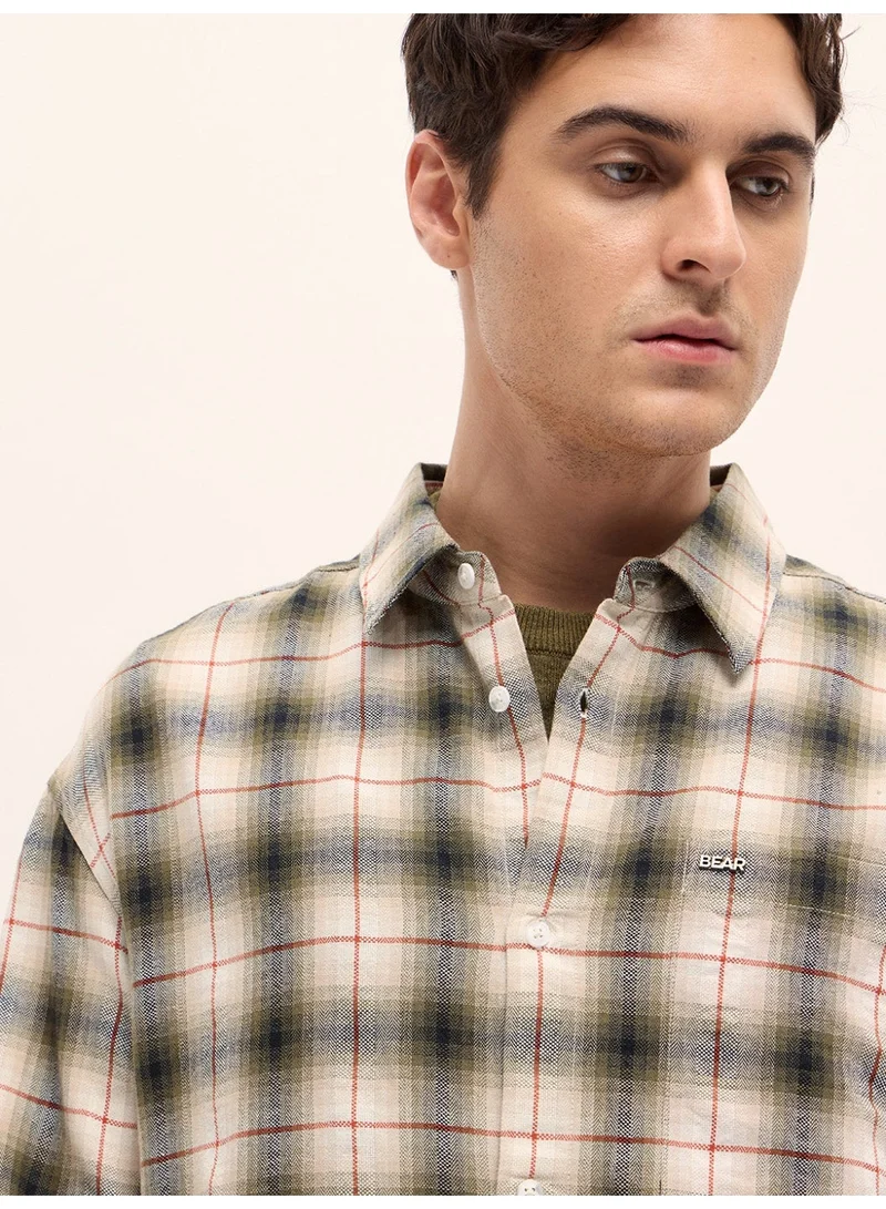 Men’s Shirt for Office, Casual & Party Wear | Comfortable Long Sleeve Shirt with Classic Collar, Button Closure & Versatile Stylish Look