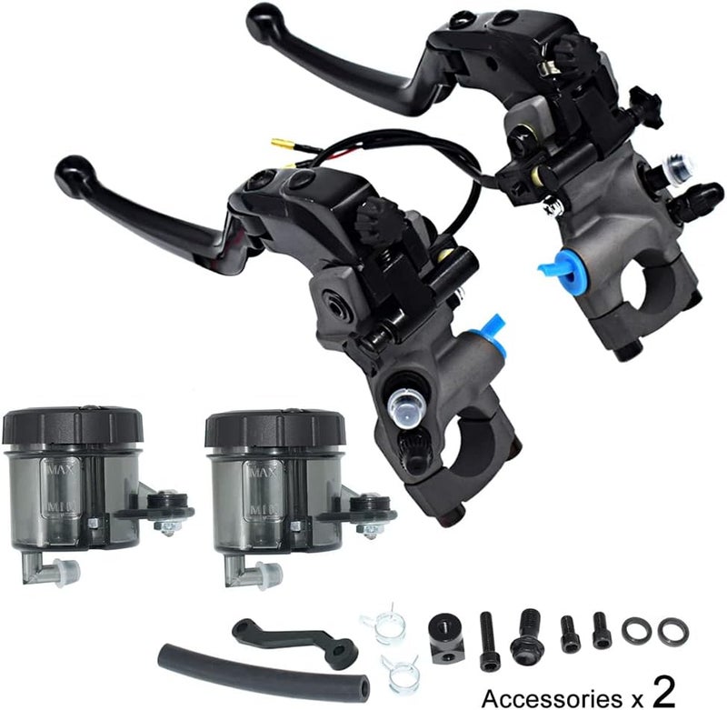 Feiteplus 7/8" Motorcycle Universal RCS19 CNC Hydraulic Brake Clutch Master Cylinder Reservoir Lever Kit - Image 5