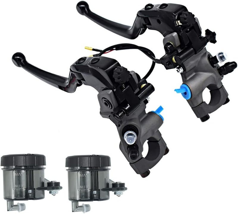 Feiteplus 7/8" Motorcycle Universal RCS19 CNC Hydraulic Brake Clutch Master Cylinder Reservoir Lever Kit - Image 1