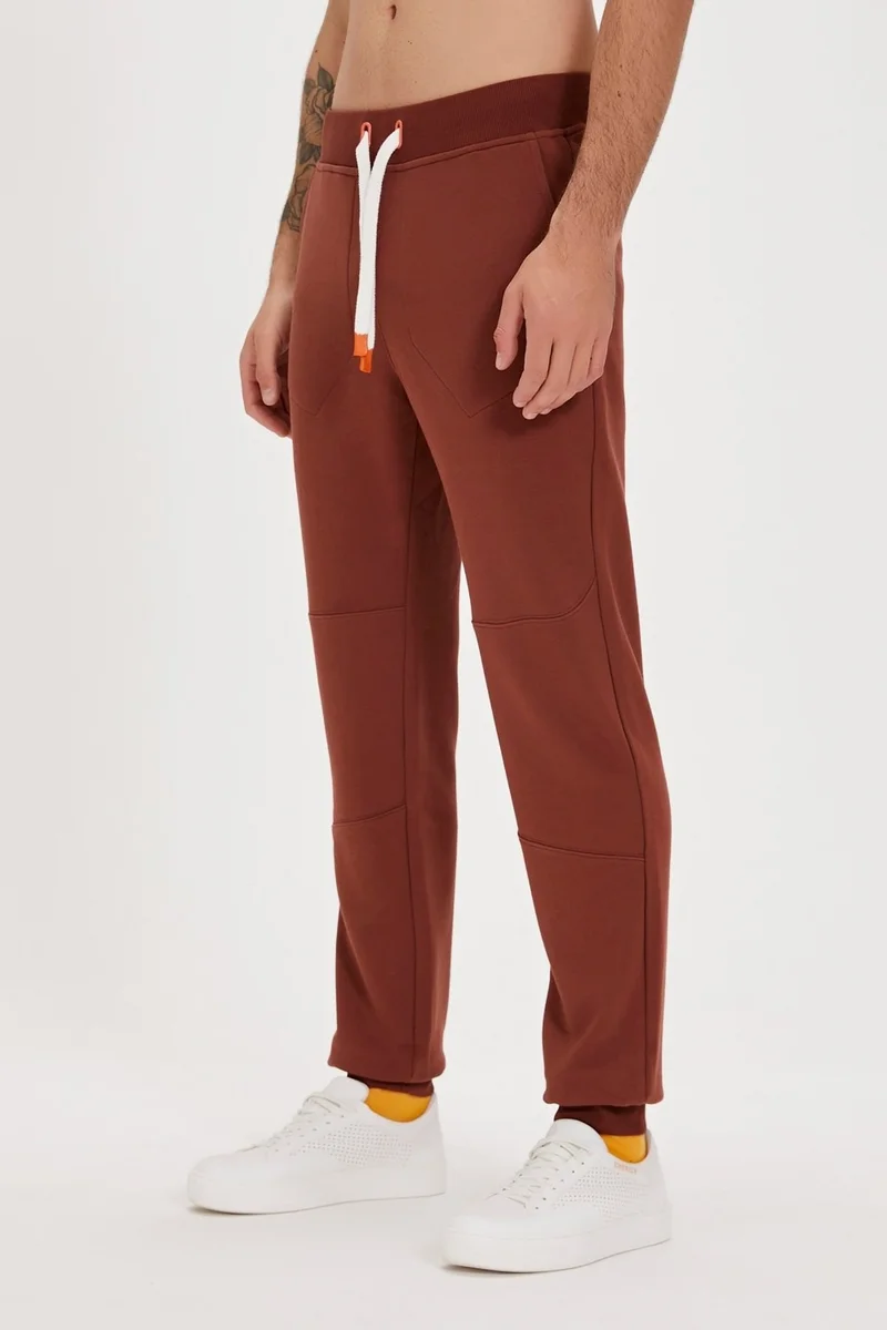باد بير Less Plain Sweatpants Woody Brick Men's Tracksuit Bottoms