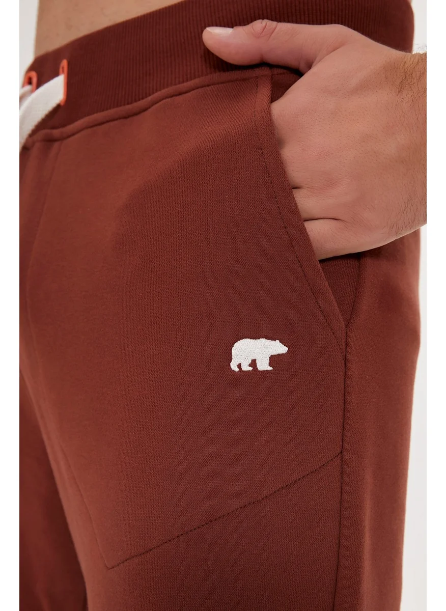 باد بير Less Plain Sweatpants Woody Brick Men's Tracksuit Bottoms