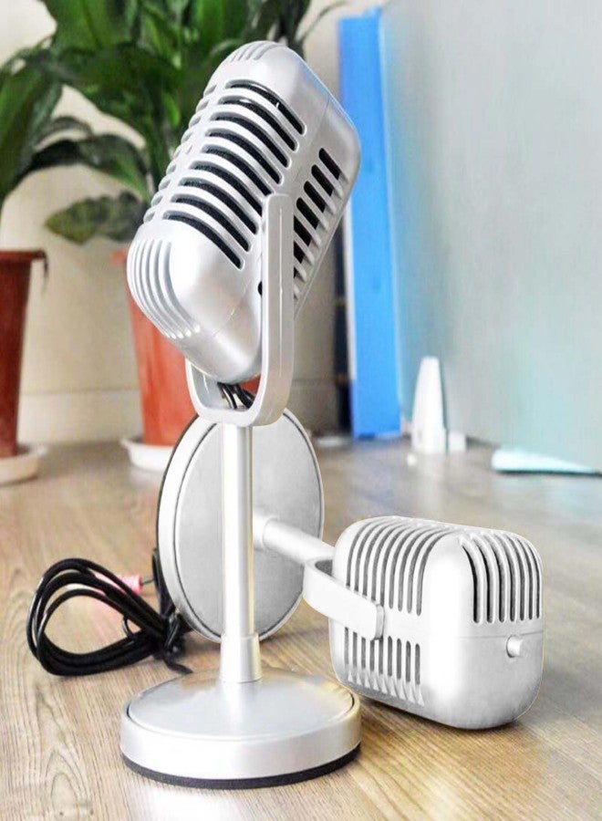 Kubite K19 120°Rotation Desk Mic 3.5mm Jack Studio Stereo Recording Desk Condenser Mic Microphone - Image 4