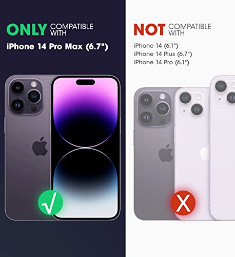 SUPCASE for iPhone 14 Pro Max Case with Screen Protector Unicorn Beetle Pro Builtin Stand BeltClip FullBody Heavy Duty Shockproof Protective Phone Case for iPhone 14 Pro Max Black - Image 3