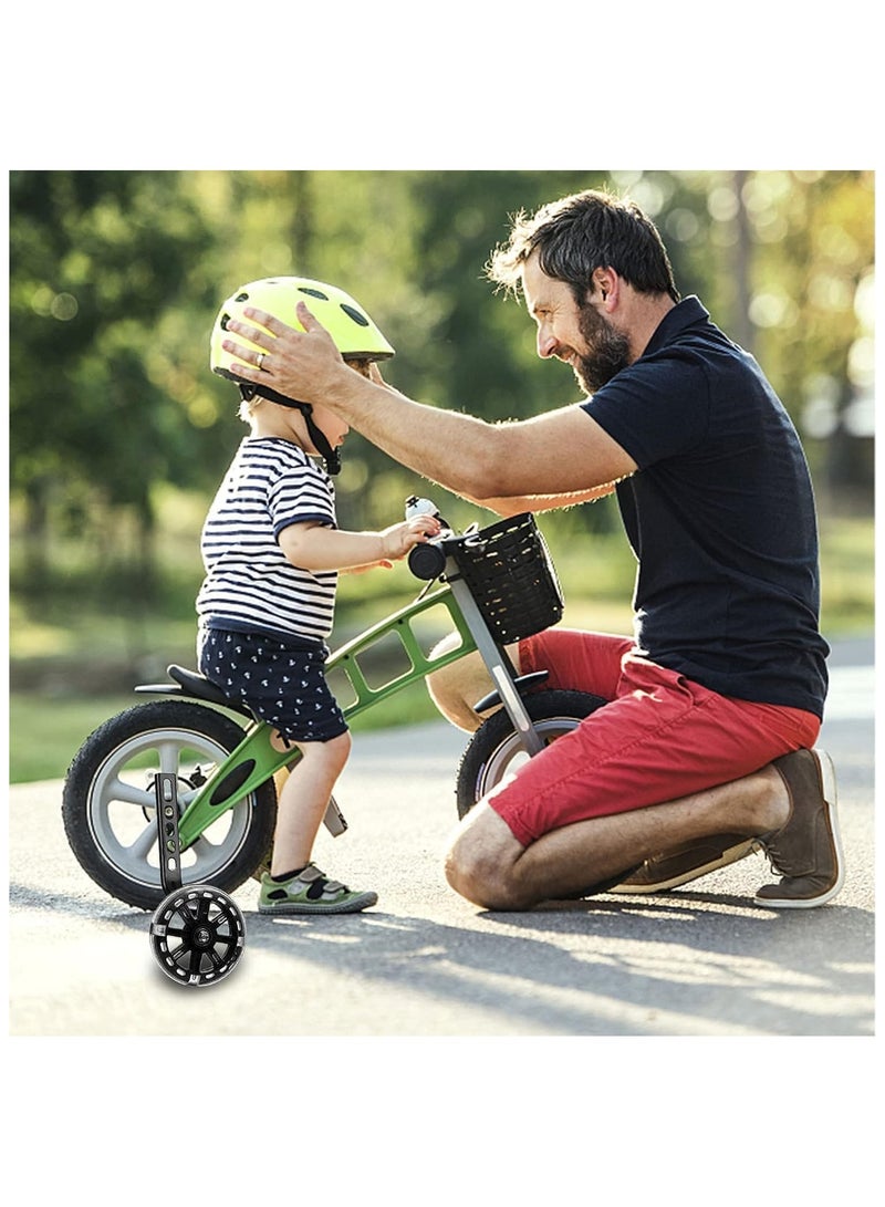 CMGTYYD Bike Stabilisers for Bike Wheel, Stabilisers for Bikes, Flash Wheels for 12 14 16 18 20 Inch Bicycle Training Wheels Supports with Bicycle Stabilizers Mounted Kit Accessories - Image 3