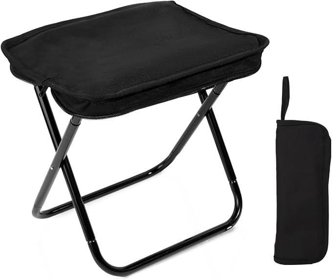 A folding chair, a small chair, extremely lightweight, made of aluminum alloy. - Image 1
