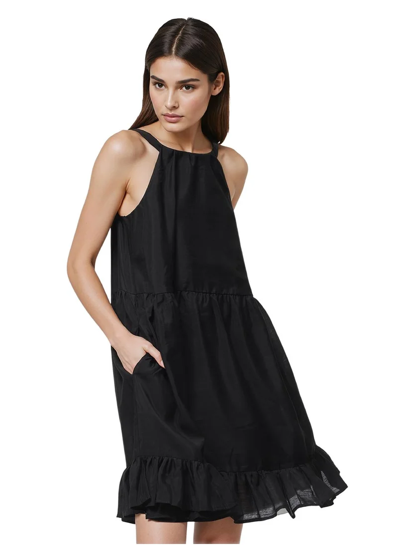 French Connection Sleeveless Polyester Above Knee Dress
