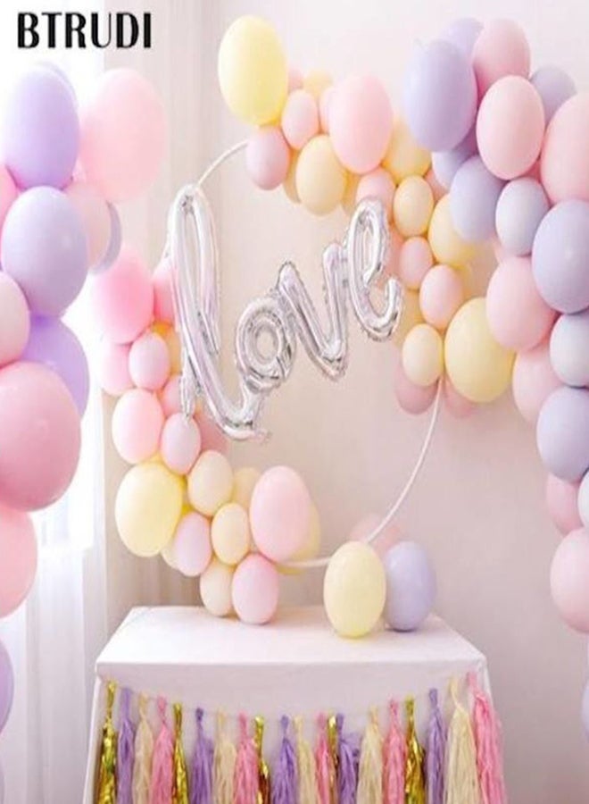 100-Piece Birthday Party Sweet Macaron Candy Latex Balloon Decoration Set 10inch - Image 3