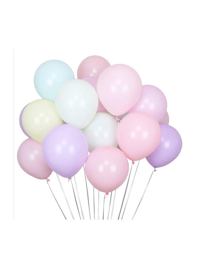 100-Piece Birthday Party Sweet Macaron Candy Latex Balloon Decoration Set 10inch - Image 2