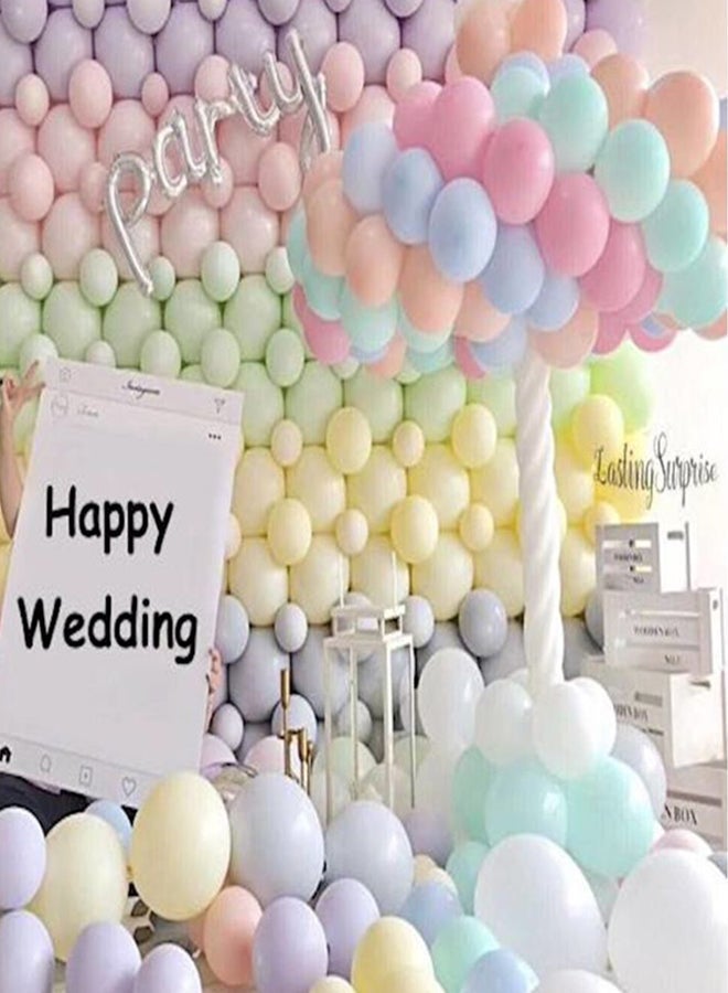 100-Piece Birthday Party Sweet Macaron Candy Latex Balloon Decoration Set 10inch - Image 4