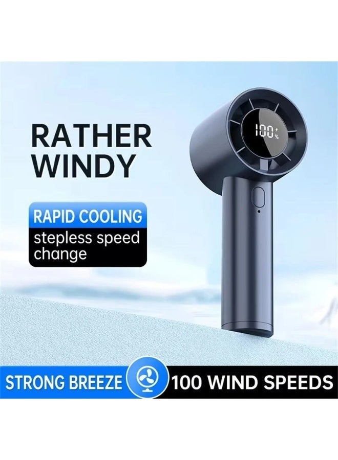Ruay Portable Handheld Fan Speed(1-100) Adjustable Turbo Mini Fan - RA95 - Image 5