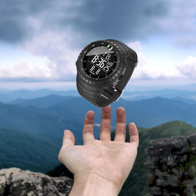 SMAEL 1237 Digital Watch for Men with Sleek Design, Multifunctional Features, and Reliable Timekeeping - Stay on Track with Style - Image 3