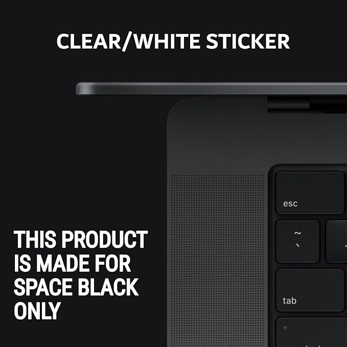 Synerlogic (2pcs) Mac OS Shortcuts Sticker | Keyboard Stickers for macOS | No-Residue Laminated Vinyl MacBook Cheatsheet for Laptop | MacBook Shortcuts 2025 (Clear/White/2pk) - Image 3