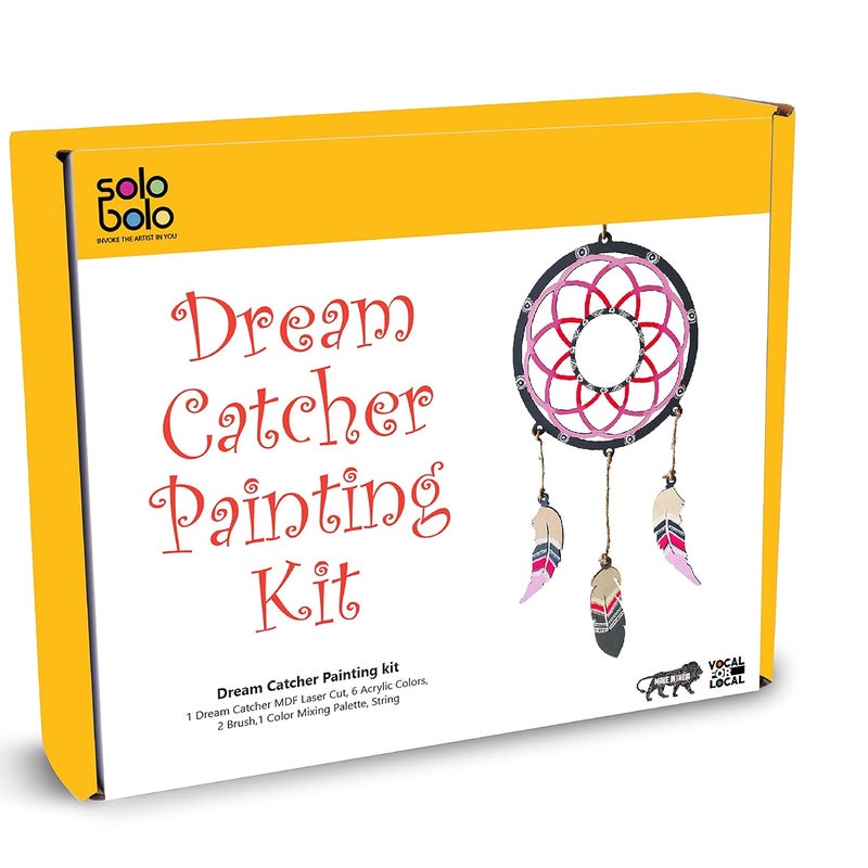 SOLOBOLO - Mandala Art Dream Catcher Making Kit for Girls 9-15 | DIY Craft Kit With Art Supplies | for Girls 10 Years | Pack of 3 Sets - Image 4