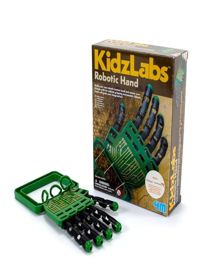 4M مجموعة 4M Kidzlabs لصنع يد روبوتية، اصنع يدك الروبوتية بنفسك، للأولاد والبنات من عمر 8 سنوات فما فوق - Image 2