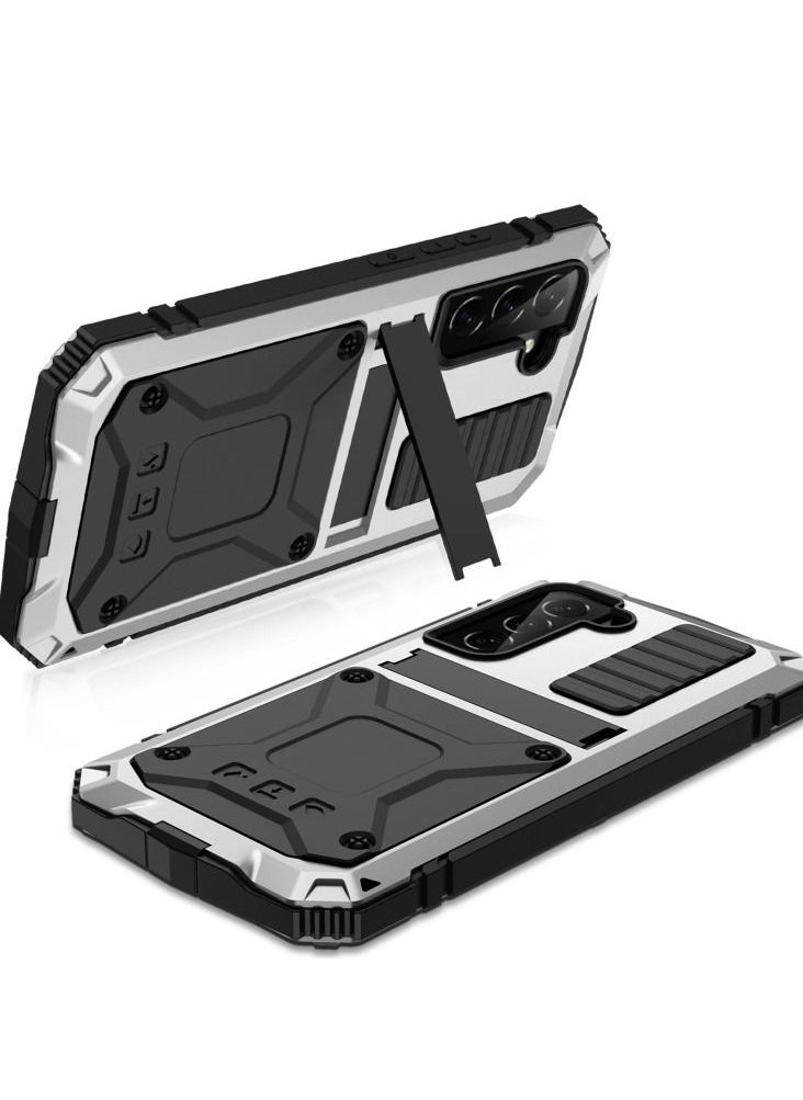 إيروريكس جراب لهاتف Samsung Galaxy S23 + 5G جراب هاتف مقاوم للماء ومضاد للصدمات ومقاوم للغبار باللون الفضي  - Image 5