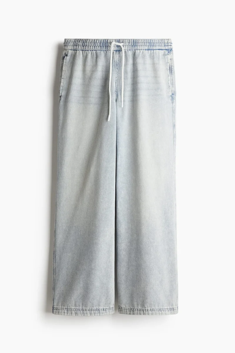 H&M Denim pull-on trousers