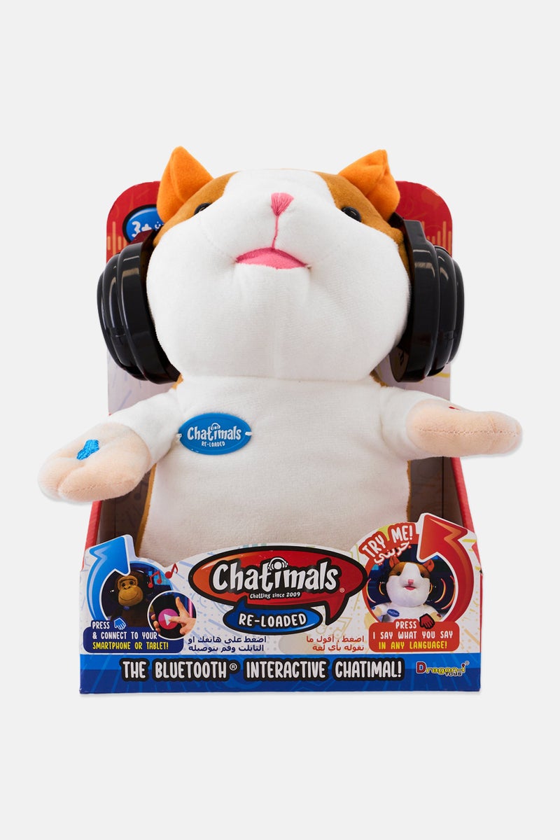 Chatimals Re-Loaded Hamster Bluetooth Interactive Talk Back Dancing Soft Toys - Image 1