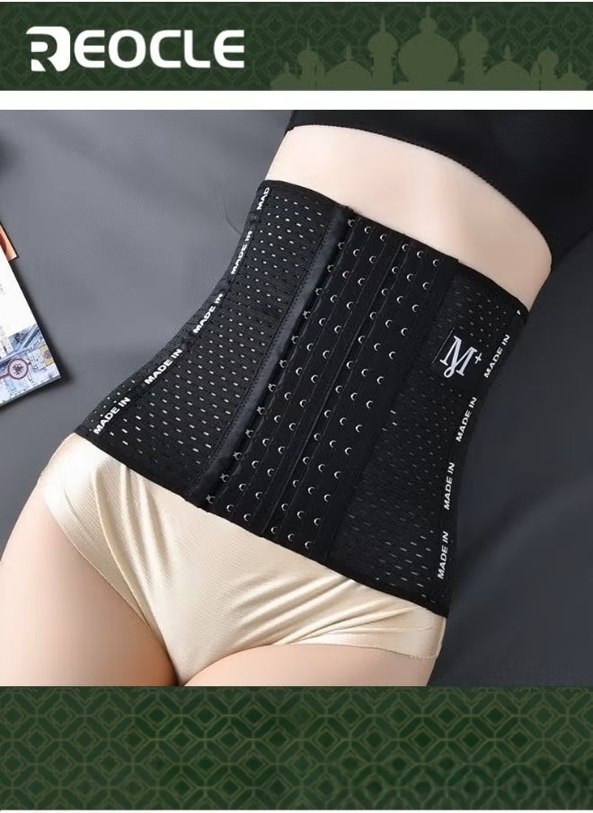 REOCLE Women's Waist Trainer Waist Cincher Corset Sport Girdle Hourglass Body Shaper Corset Vest Body Shaper Top Sport Girdle - Image 1