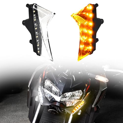 VEISUTOR LED Front Turn Signals Lights for Z900 Z650, Motorcycle LED Turn Signals Side Lights with DRL for Kawasaki Z650 Z900 ABS SE ABS 2020-2025 Accessories - Image 1