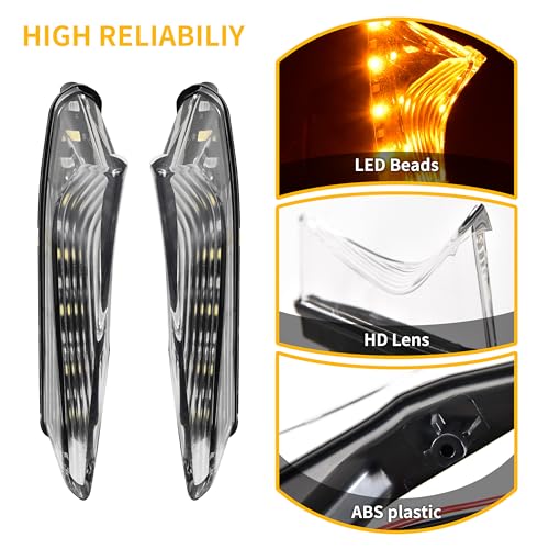 VEISUTOR LED Front Turn Signals Lights for Z900 Z650, Motorcycle LED Turn Signals Side Lights with DRL for Kawasaki Z650 Z900 ABS SE ABS 2020-2025 Accessories - Image 5