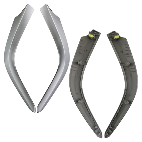 Osompar Lower Center Dashboard Trim Strip Compatible with 2007-2009 Toyota Corolla Replaces 55433-02140 55432-02220 55433-02121 Silver Gray Left Right Side - Image 2