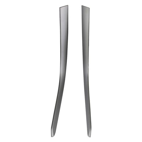 Osompar Lower Center Dashboard Trim Strip Compatible with 2007-2009 Toyota Corolla Replaces 55433-02140 55432-02220 55433-02121 Silver Gray Left Right Side - Image 3