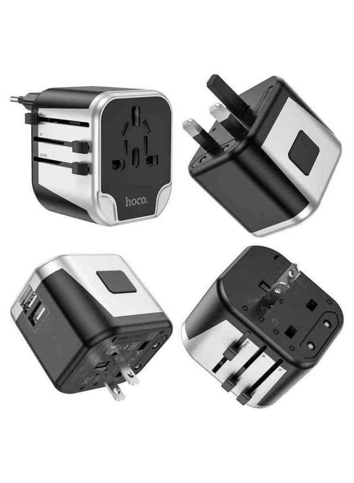 هوكو شاحن تحويل عالمي AC5 المستوى ثنائي المنفذ - Image 2